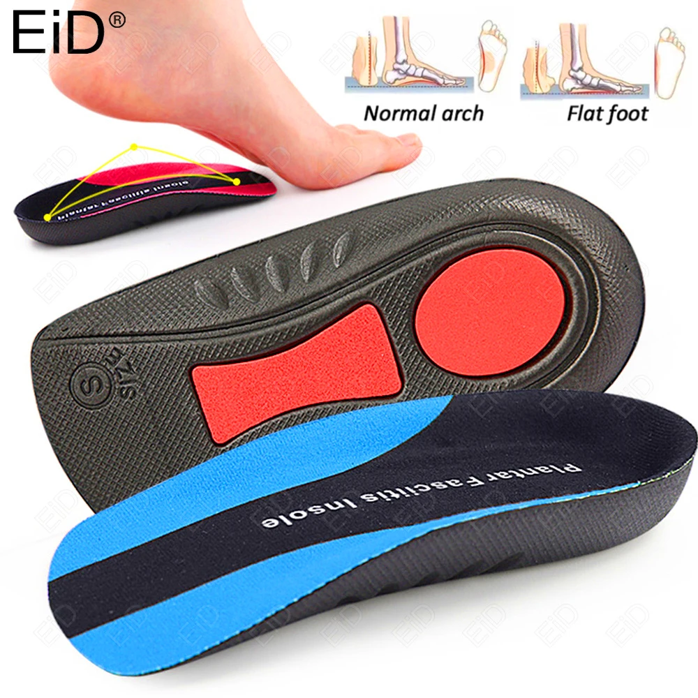 Eid ortho pä dische Gel-Einlegesohlen für Planta rfasziitis Orthesen Halbferse Plattfüße Kissen Einsätze Fersen sporn Schmerz linderung Schuhe Pads