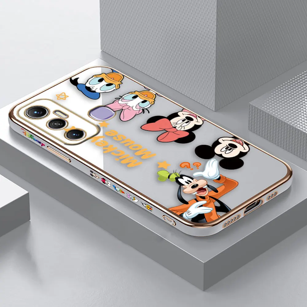 thumbnail image 1 of Smooth E-TPU Phone Case Infinix TECNO POP SPARK 6 7 8 10 20 GO 20C CAMON 17 18 19 20 2 3 4 Case Minnie Mickey Donald Duck Goofy, 1 of 5