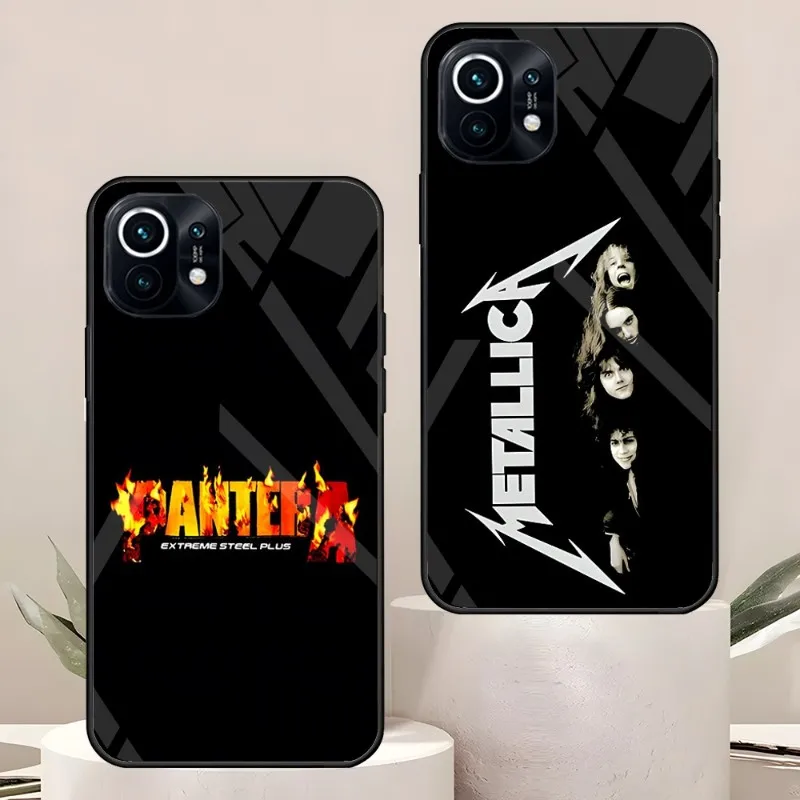 Custodia Per Telefono Pantera Ritual Metal Band Per Xiaomi 11 13 12 Pro X T Lite Poco F3 S Note 10 S 8 A 9 Redmi Vetro Temperato Coque