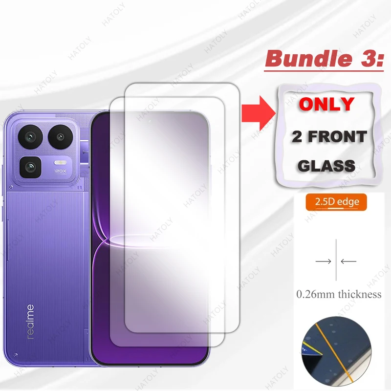 Enhanced Glass Protective Film - HD Clear Screen & Camera Lens Protector