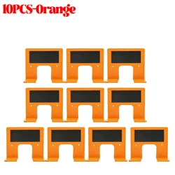 Magnetic Hinge Positioning Plates for Quick and Easy Door Installation (10PCS - Orange)