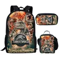 Mochila Saco Infantil Jurassic Park Marrón Ocre 27 x 33 cm – Mundo