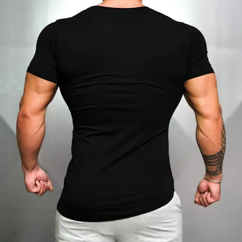 Men's Athletic T-Shirt – Slim Fit Cotton Muscle Tee For Gym, Workout & Casual Wear