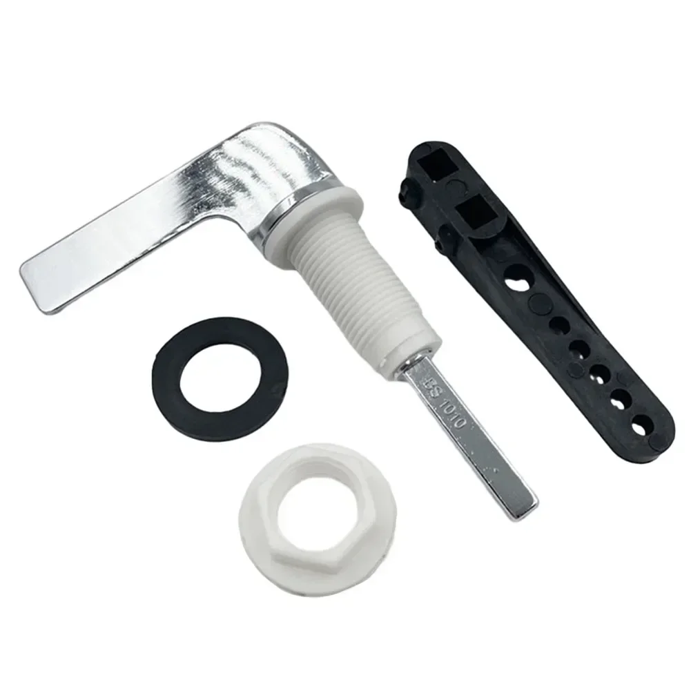 Toilet Flush Handle Replacement Kit Flush Valve Toilet Handle Side Mount Lever Bathroom Toliet Accessories