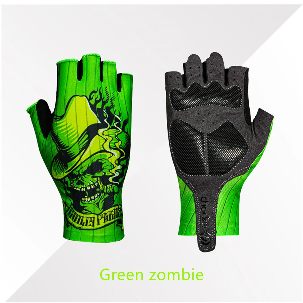 CHOOEE Cycling Gloves Sports Mtb Bike Bicycle Glove Men Women Half Fingerless Breathable Anti-shock Anti-Slip Sweat 3