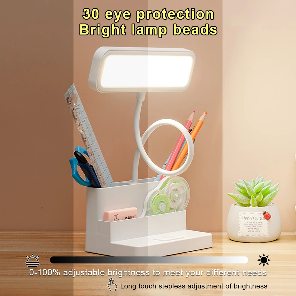 

Table Light Night Lamp Desktop Pencil Box Adjustable Phone Holder