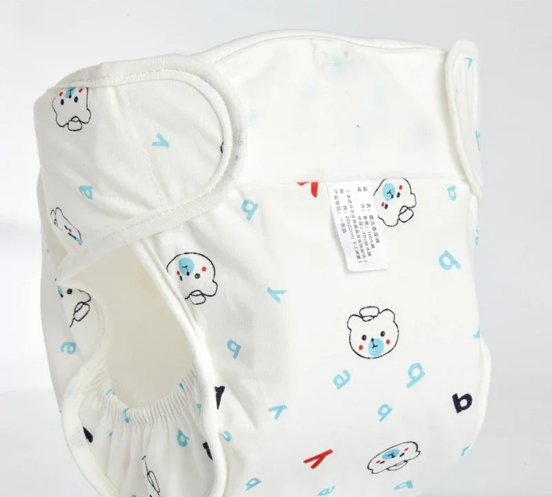 Baby Diaper Pant Pocket Waterproof Newborn Children's Pure Cotton Washable Anti Side Leakage Fixed Strap Baby Training Pants baby training pants cloth diapers waterproof diapers
