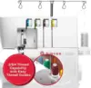 Singer S0100 Metal Frame Serger With Accessory Kit | Overlock Machine With 6 Built-In Stitches, 2-3-4 Thread Capability, 4