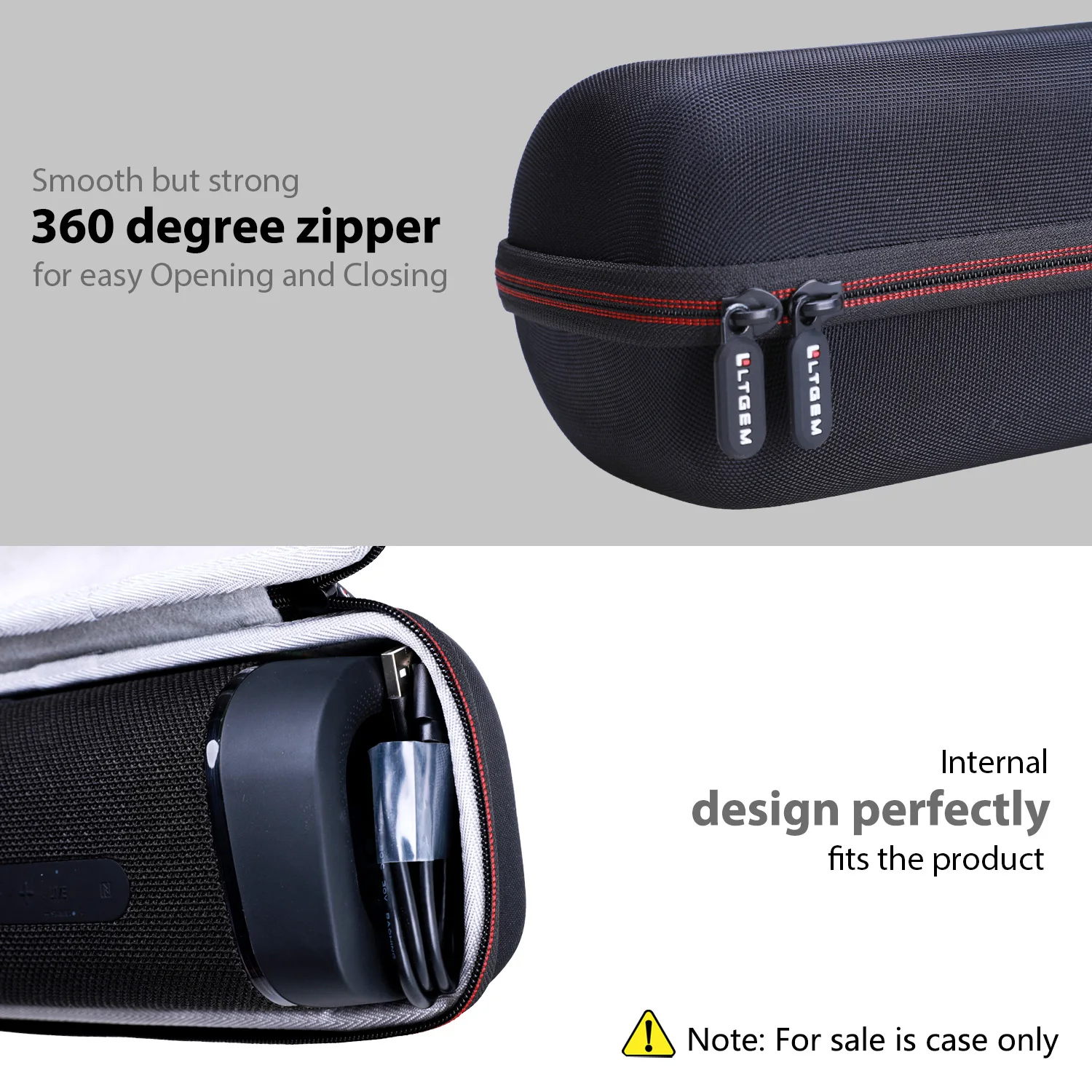 Sony SRS-XB33 Extra BASS Wireless Portable Speaker Protective Hard Case Cover Bag