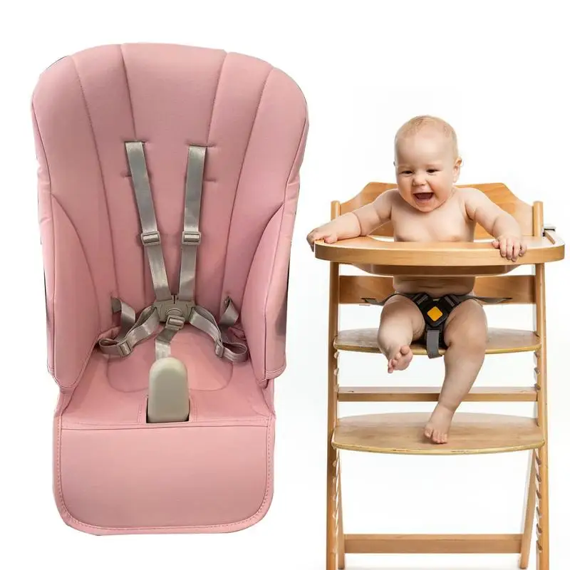 

High Chair Covers For Babies Replacement Covers Mat Pad High Chair Parts Breathable PU Leather Thick Pad With Crotch Protection