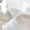 5-30 Minutes Hourglass Screw Thread Glass Sand Clock Sandglass Modern Creative Timer Home Decoration Timekeeper Handmade Crafts 5