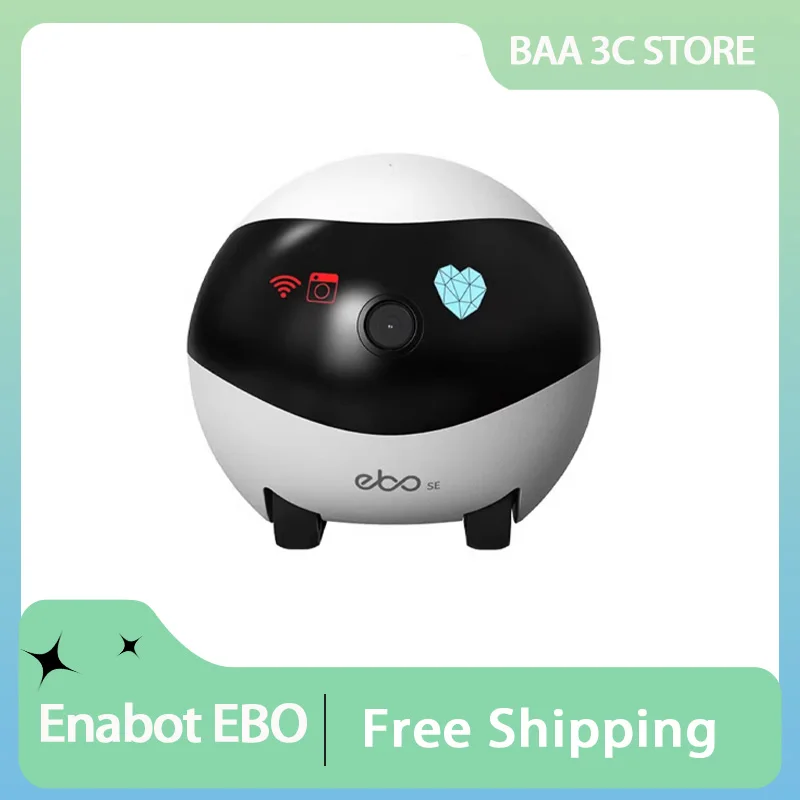 Enabot EBO AIR/EBO SE Intelligent Robot Wireless Camera Robot Remote Monitoring Pet Companion Realtime Control Home