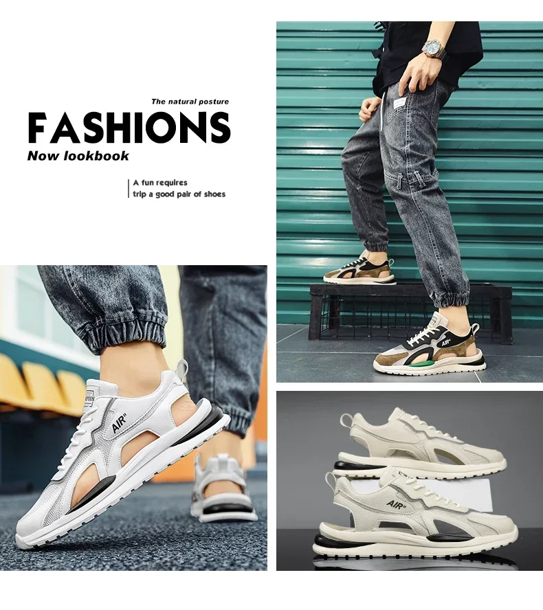 Trendy Casual Men Sneakers Sandals - Uniqwear