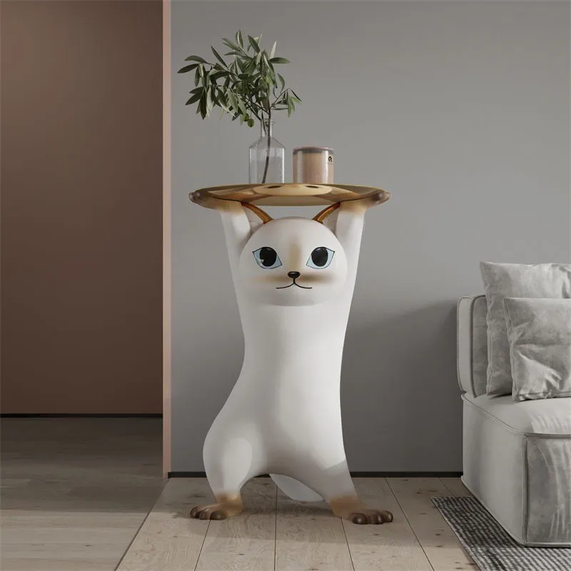 MOMO Enchanting Cat Coffee Table Welcome Large Living Room TV Stand ...