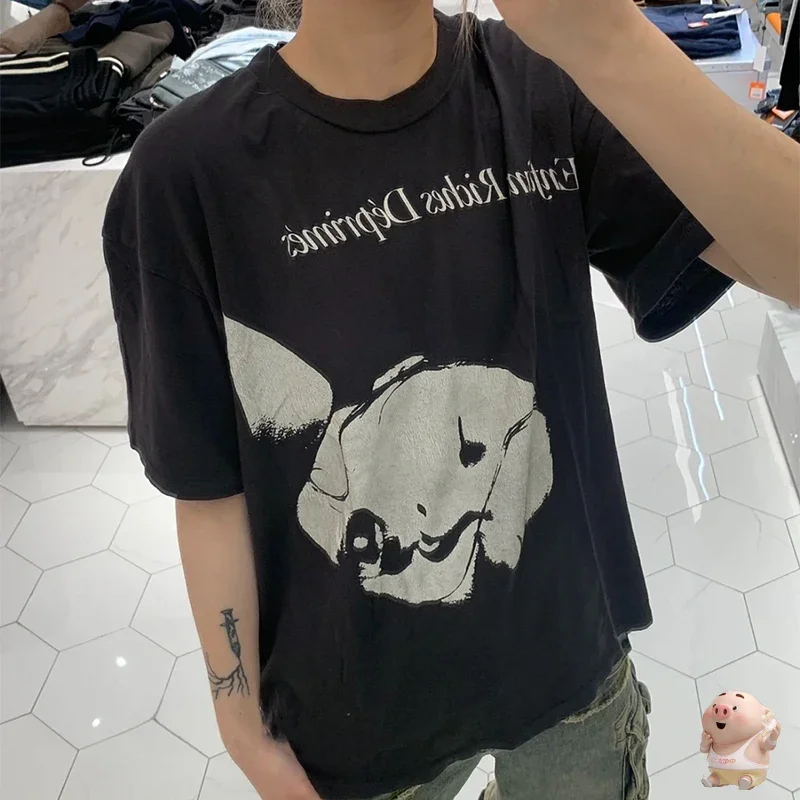 

Футболка Мужская/Женская хлопковая оверсайз с принтом монстров