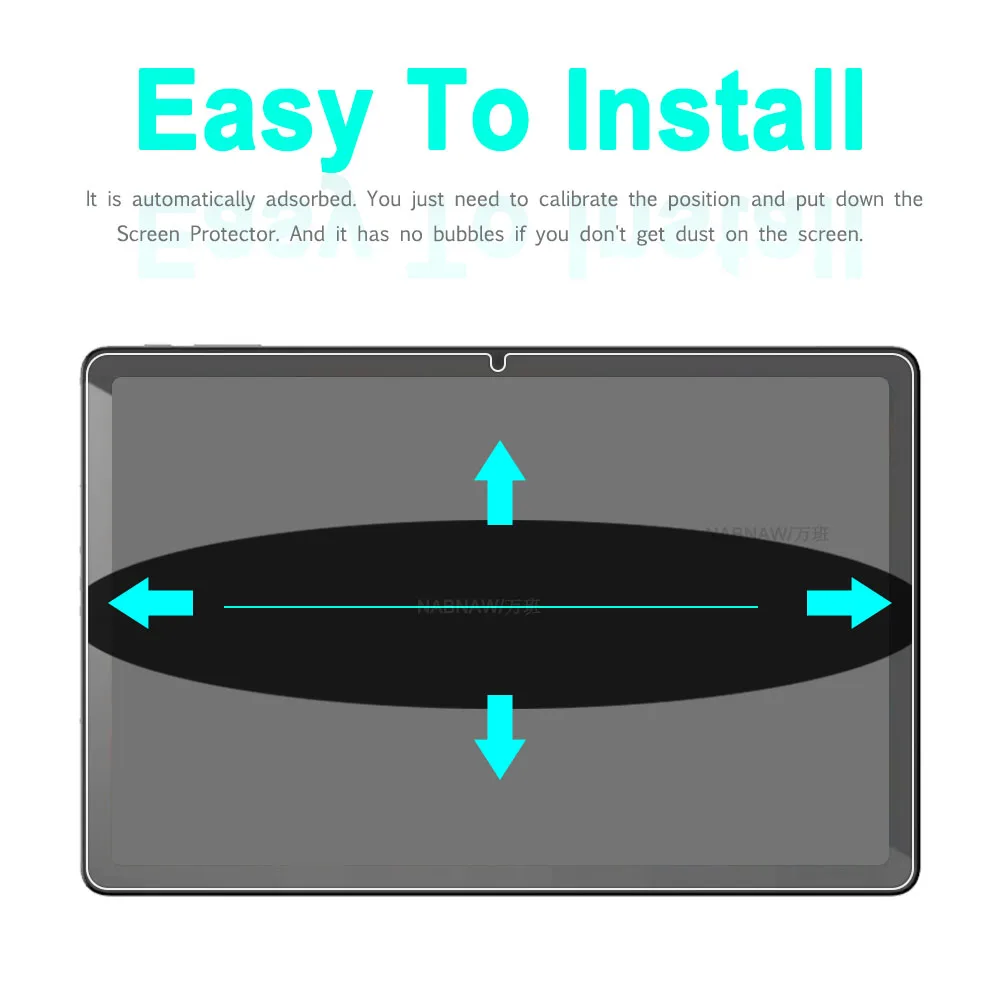 2 Pieces HD Scratch Proof Screen Protector Tempered Glass For Acer Gadget E10 ETPad 10.95-inch Hard Protective Film Free Bubble 3