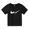 Summer Luxury Design Teen T-shirt Children's Brand Print Casual Short Sleeve Cotton T-shirt Boys Girls Baby Tee Top Kid Clothes 6