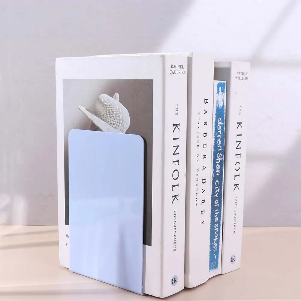 Organizer da scrivania a forma di L, reggilibri da scrivania INS, supporto per libri durevole, espositore semplice per libri, supporto per libri per studenti - immagine 2