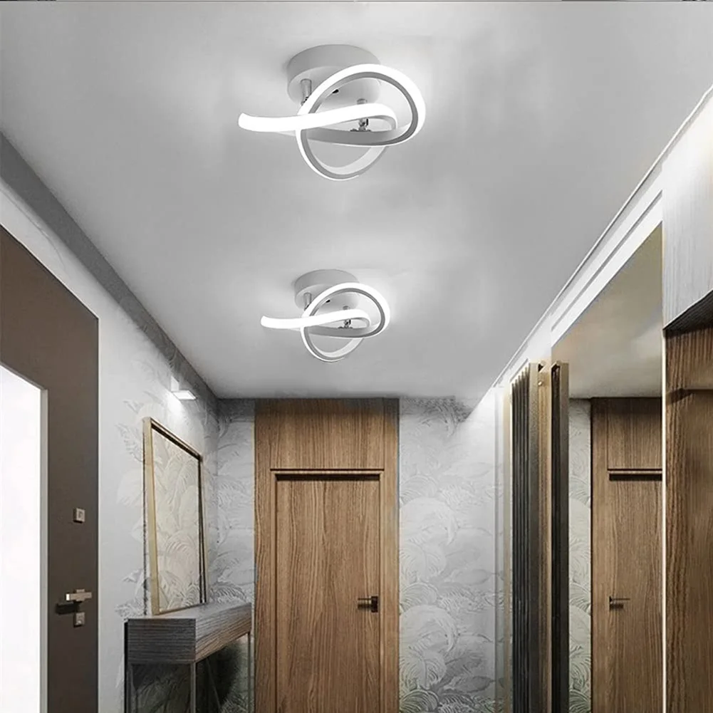 Plafonnier LED Monté en Surface avec Design Moderne pour Chambre à Coucher Éclairage d’Intérieur, Luminaire Décoratif d