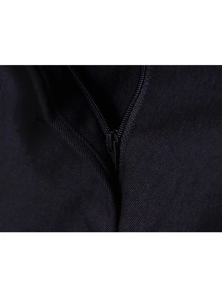 New Women's Solid Color PU Belt Shorts Set Elegant Round Neck Short Coat Wide Leg Short Pants Autumn 2025 Casual Women Clothing