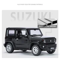1:24 SUZUKI Jimny SUV Alloy Car Model Diecasts Metal Off-Road Vehicles Car Model Simulation Sound Light Collection Kids Toy Gift 2