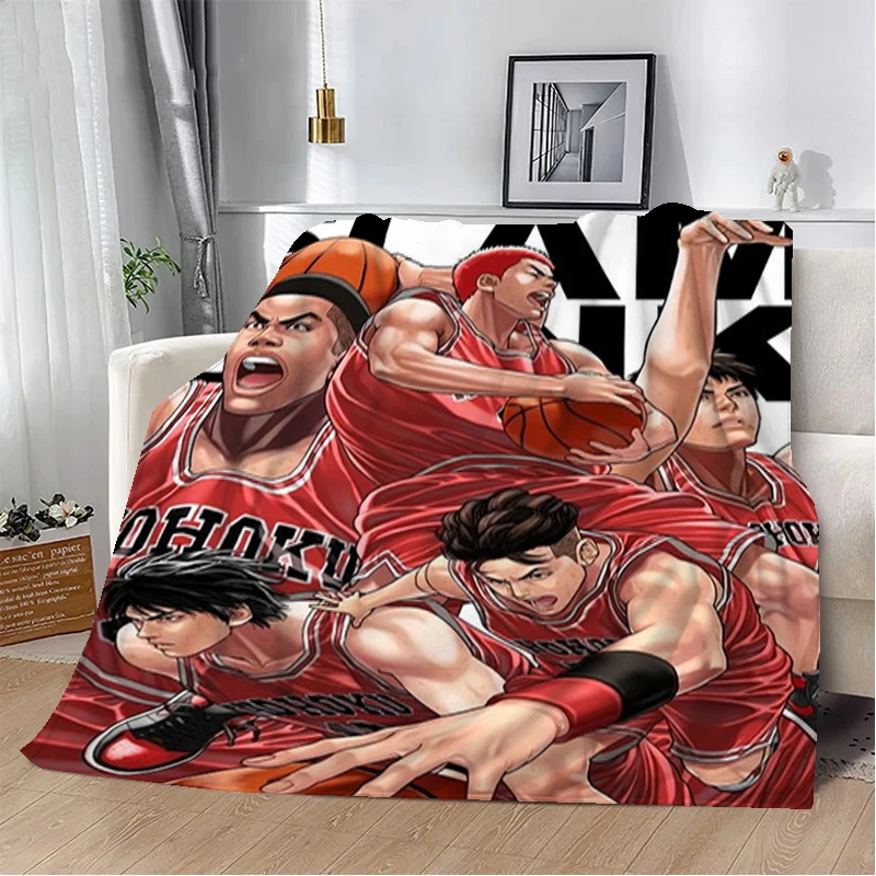 

Cute Throw Blanket for Decorative Sofa Slam Dunk Flannel Fluffy Soft Blankets Bedspread on the Bed Bedroom Decoration Fleece Nap