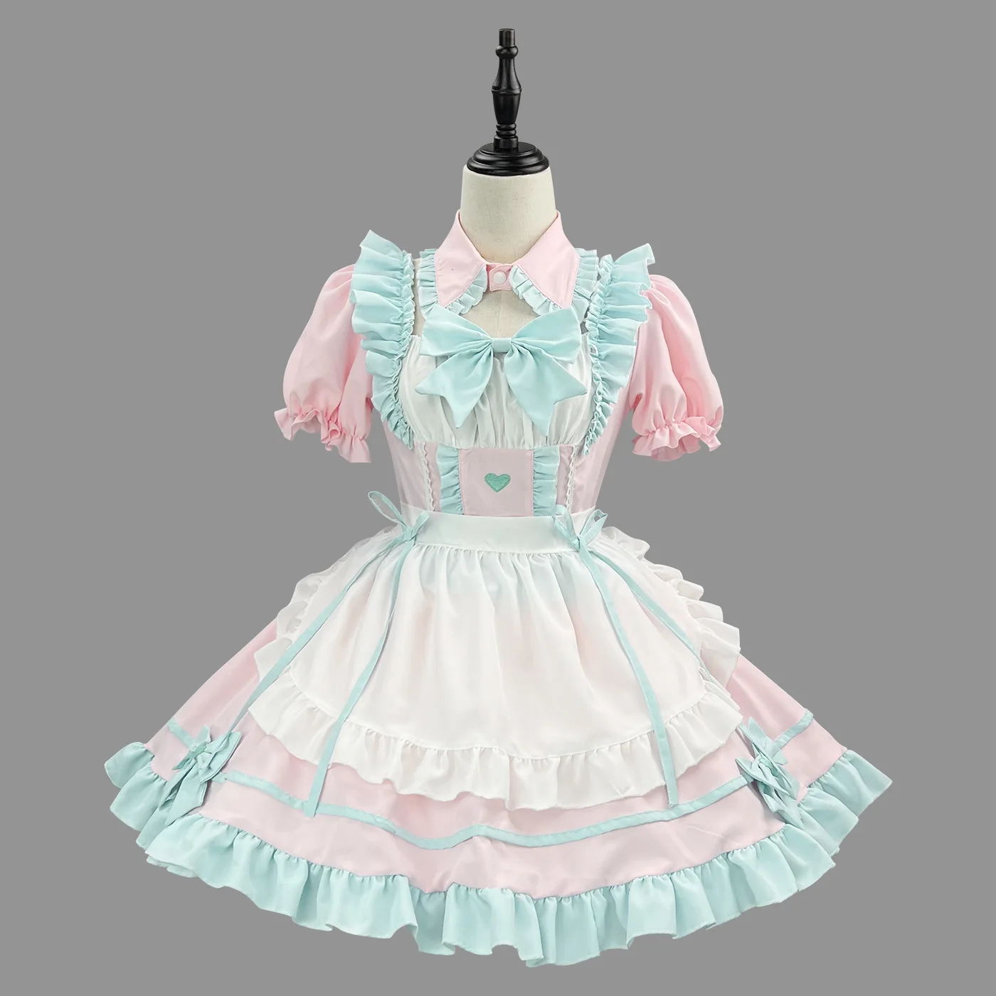 Pink Blue Colors Lolita Dresses for Girls Daily Wear Maid Style Soft and Comfortable Anime Clothes Lolita Dresses for Party
