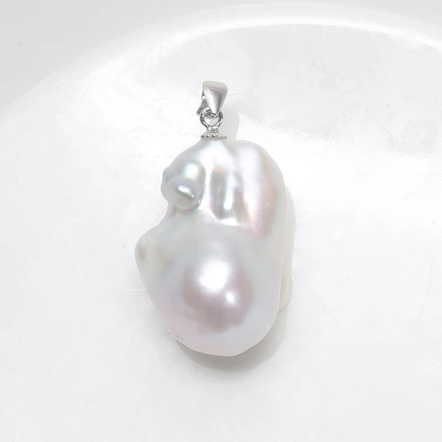 Jane jewelry handmade 100 Natural Freshwater Big Baroque irregular
