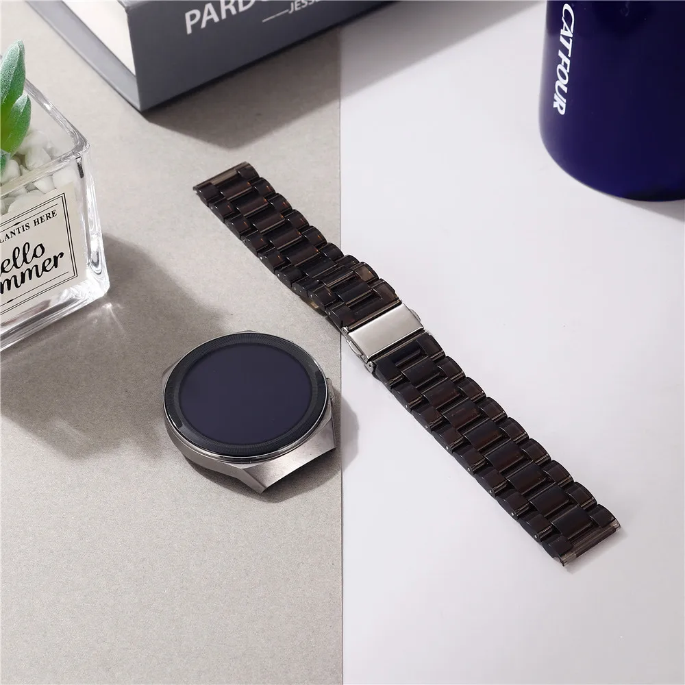 Elegant Transparent Resin Watch Strap - 20mm/22mm