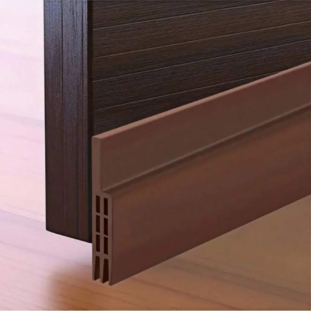 1m Door Bottom Seal Strip - Under Door Weatherstrip & Draft Stopper Seal