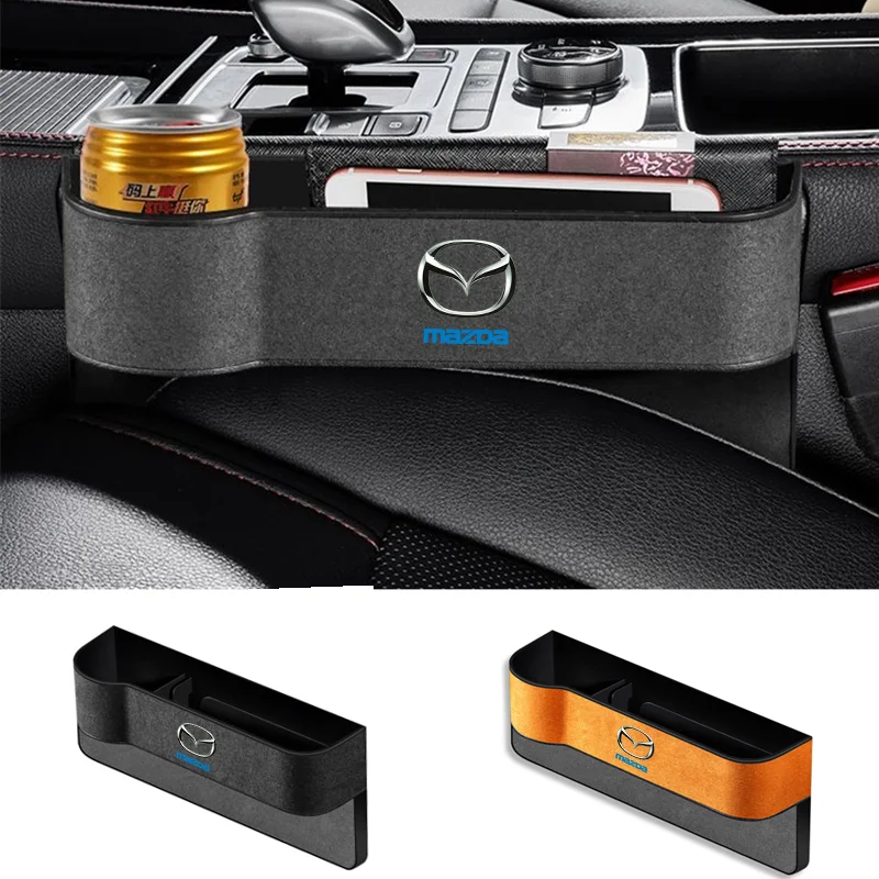 

Multifunction Leather Car Seat Gap Storage Box Bag Organizer for Mazda 3 5 6 323 626 CX-3 CX-4 CX-5 CX-7 CX-9 Axela 6 RX8 7 MX3