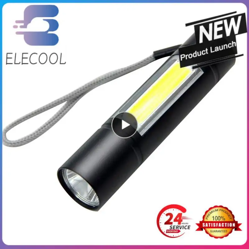 

1PCS High Power Rechargeable LED Flashlight Mini Zoom Outdoor Camping Strong Lamp Lantern Waterproof Tactical Flashlight