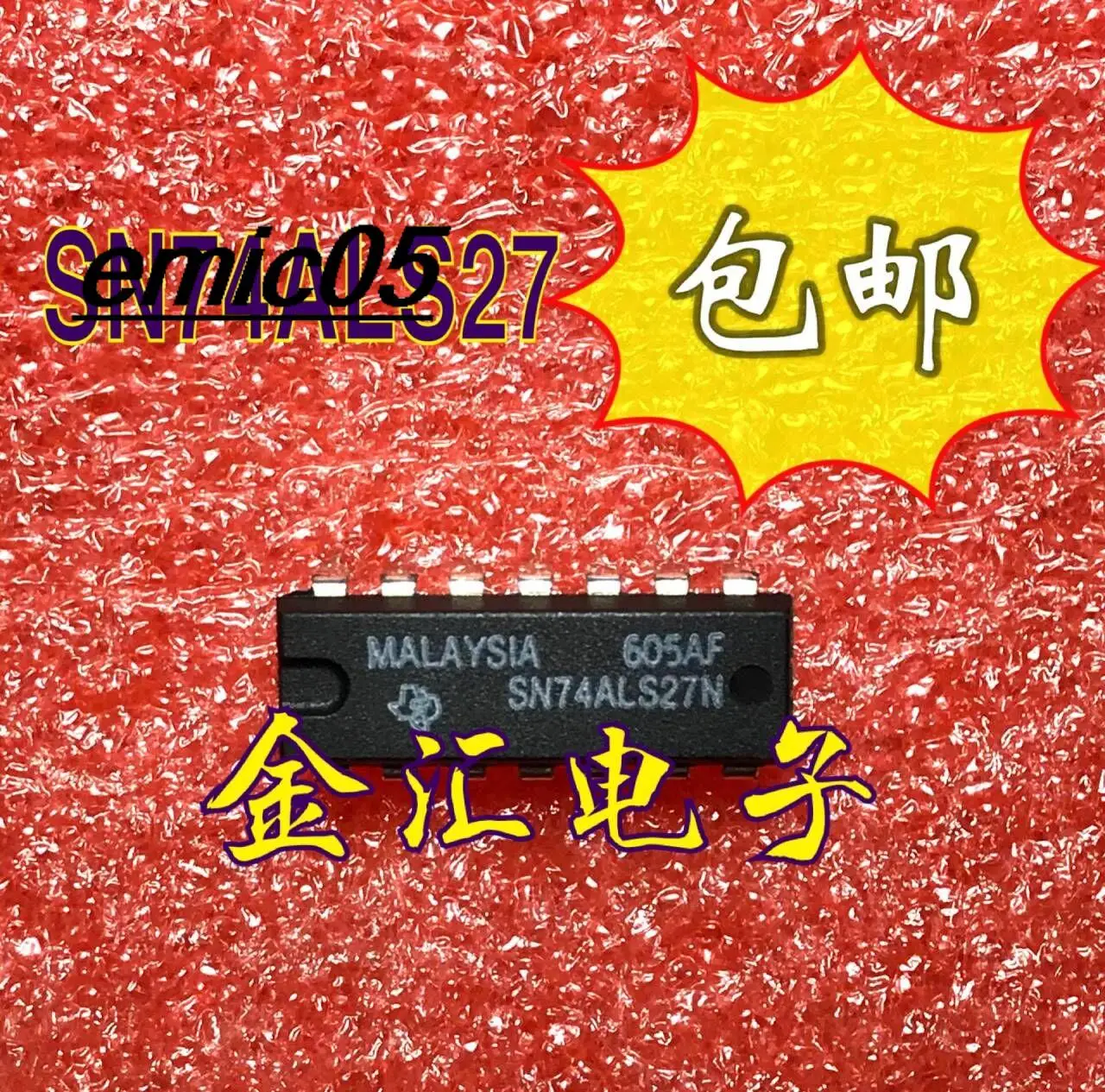 

10pieces Original stock SN74ALS27N DIP14