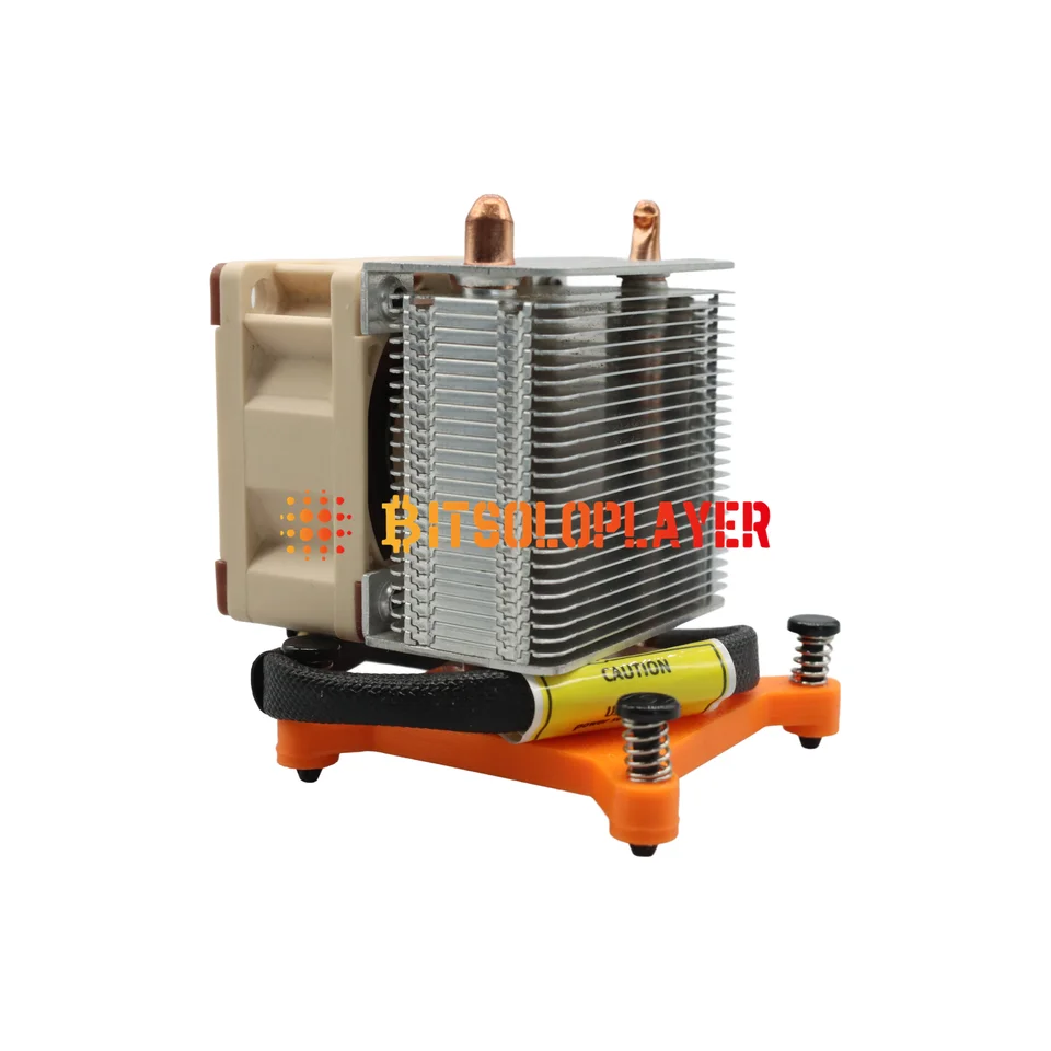 Radiateur de dissipateurs de chaleur tour de glace avec ventilateur  silencieux pour sur horloge Bitaxe Gamma Supra Ultra 401 601 mineurs Open  Source - AliExpress