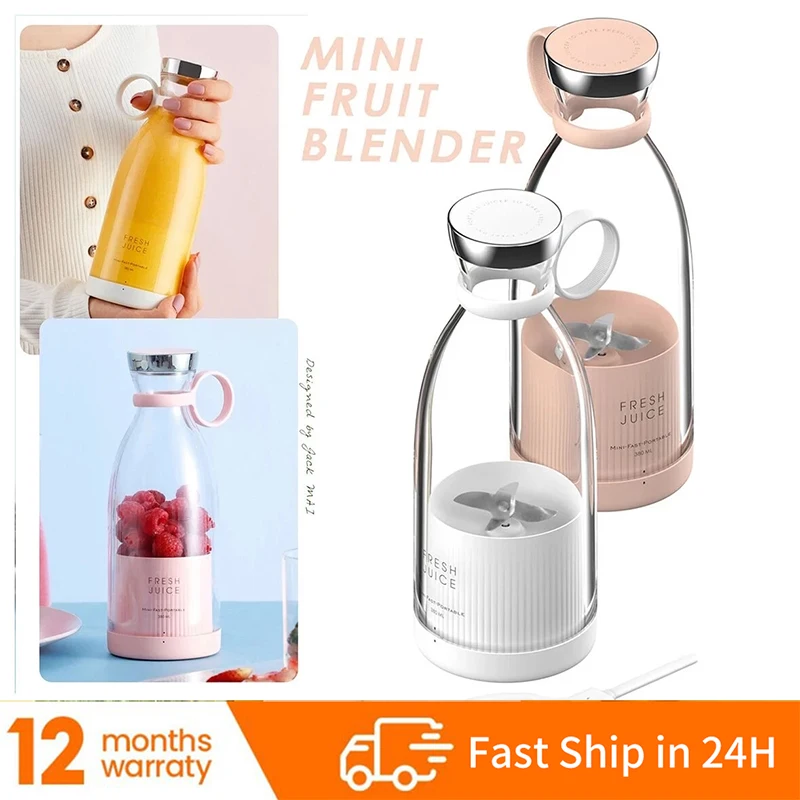 Portable USB Mini Electric Juicer Mixer Extractors Rechargeable Blender  Fruit Fresh Juice Lemon Maker Cup Household Machine - CJdropshipping