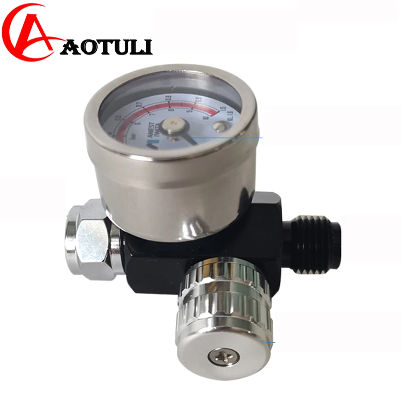 Anest Iwata Pistola A Spruzzo Regolatore Di Pressione Speciale Regolatore Di Pressione Dell'Aria Valvola Pistola Manometro Di Coda Presa D'Aria Genera