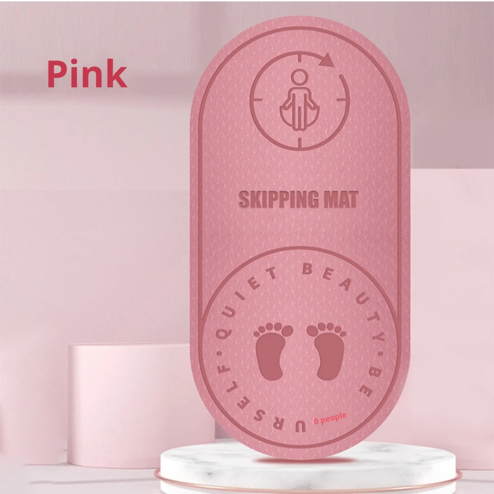 TPE Material Yoga Mat for Home Exercise-Noise Reduction Shock Absorption Non-Slip Indoor Fitness And Jump Rope Pad