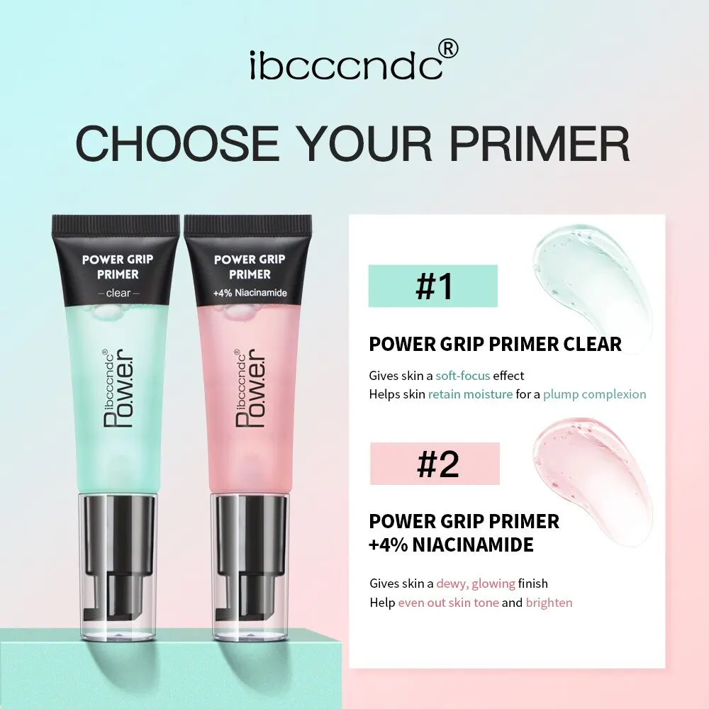 Powder Grip Primer 24ml Pores Invisible Primer Oil Control Facial Base Make Up Face Base Cream Foundation Colorless 1 Piece facial primer makeup primer makeup foundation