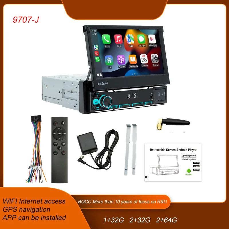 bqcc-monitor-retratil-touch-screen-com-carplay-bluetooth-wifi-gps-receptor-de-radio-fm-carro-universal-mp5-1din-7