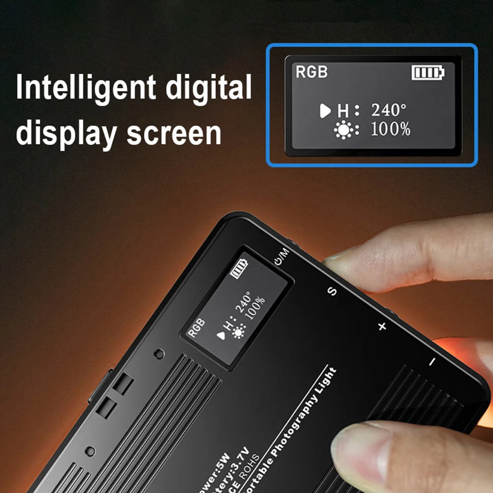 Portable Dimmable LED Video Light Panel for Photography