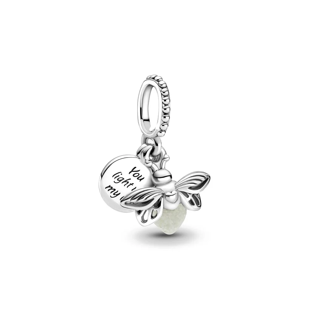 New Sping Pink Bag Pany Flower Family Chain Diy 925 Sterling Silver Bead Fit Brand Bracelet Bangle Jewerlry Accessories LoveGift 6