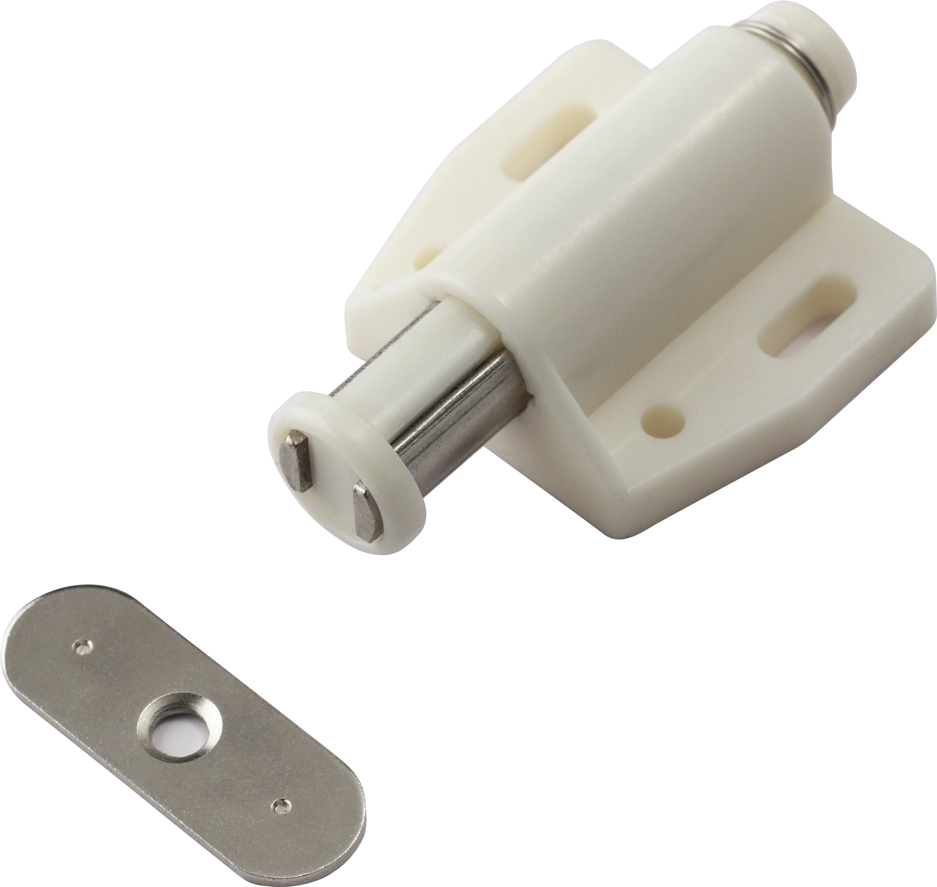 Magnetic Cabinet Catches,Door Catches,Magnetic Cabinet Latches,Cabinet Door Latch Cupboard Cabinet Furniture Door Push Open Magnet Catch with Round Plate and Screws