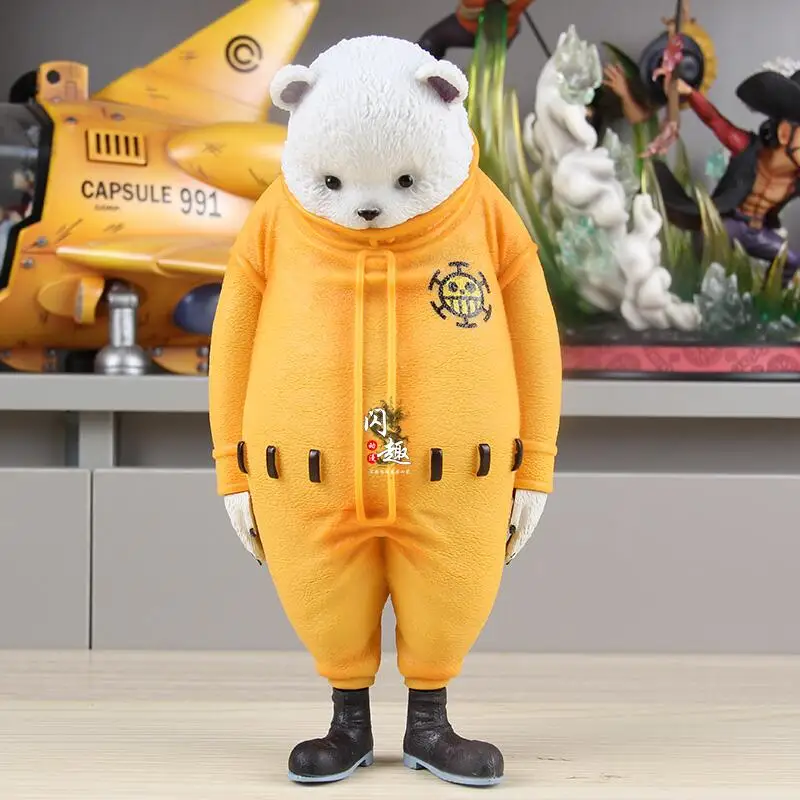 

24.5cm Anime One Piece Bepo Kawaii Silent Decadent Bear Manga Statue Pvc Action Figurine Collectible Model Toy Gift