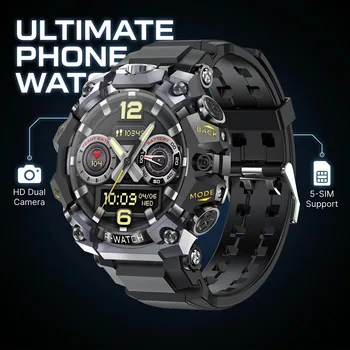 Nuovo Smartwatch Android 5G Versione Globale con Doppia Fotocamera GPS WIFI Google Play Store Orologio Impermeabile