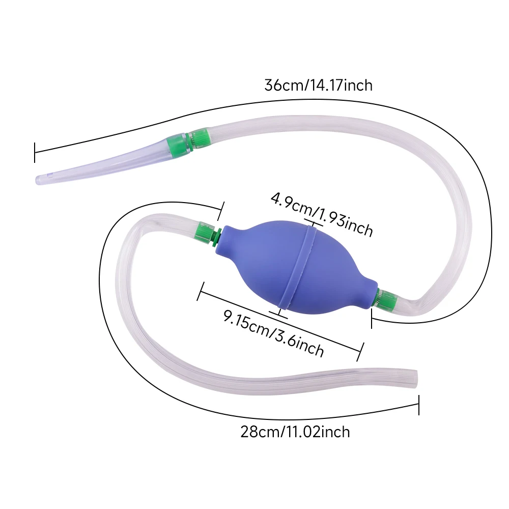 Anal Douche PVC Enema Ball Vaginal Enema Cleaner for Water or Colon Cleansing, Detoxification, Unisex Adult Sex Toys, Sex Toys