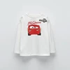 Spring Fall Kids Clothing Long Sleeve Tees Tops Printed Cartoon Car Baby Boys Crewneck Pullover Base Shirt Children's Clothes 4
