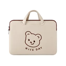 Stylish Shockproof Laptop Handbag and Notebook Pouch for 13.3-13.6inch (Zimuxiongtou)