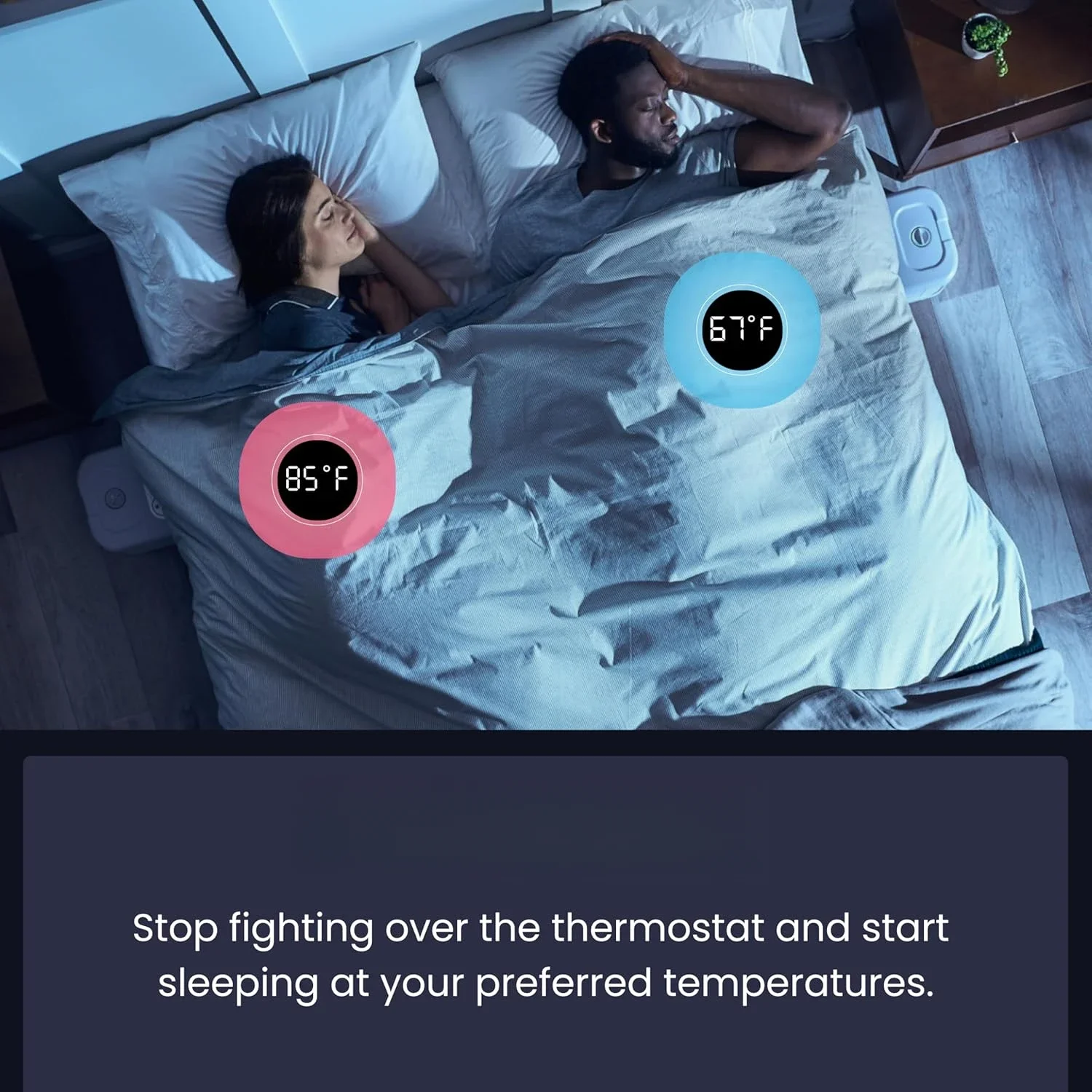 Cube Bed Cooling System - Cooling & Heating Mattress Topper, Dual Zone Individual Bed Temperature, Cool Sleep Enhancement 5