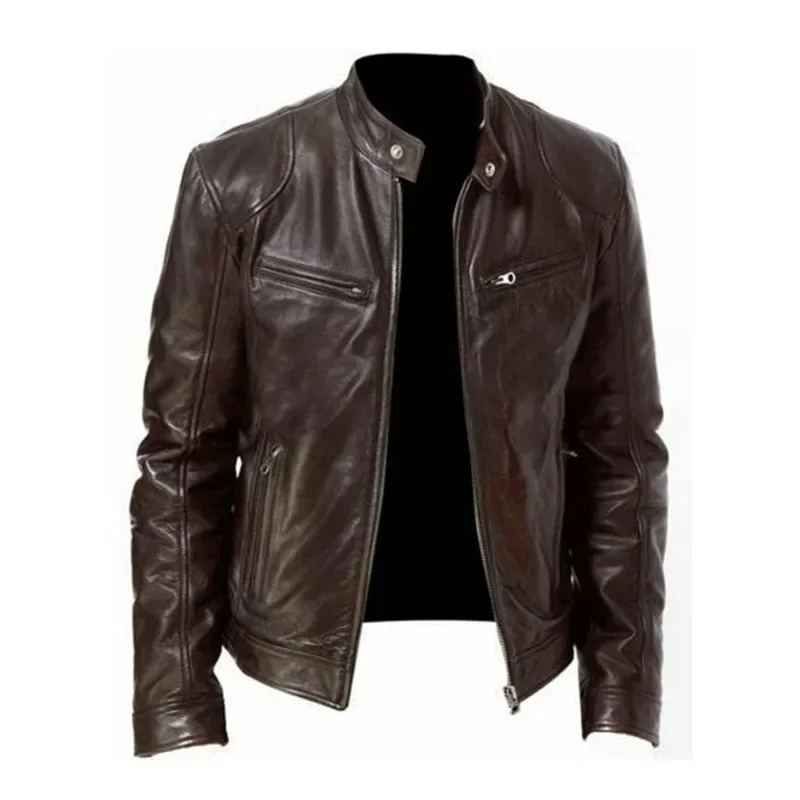 Customizable Leather Jackets leather jackets New UZZDSS Leather Jacket Men Men's Leather Jackets Suit Jackets