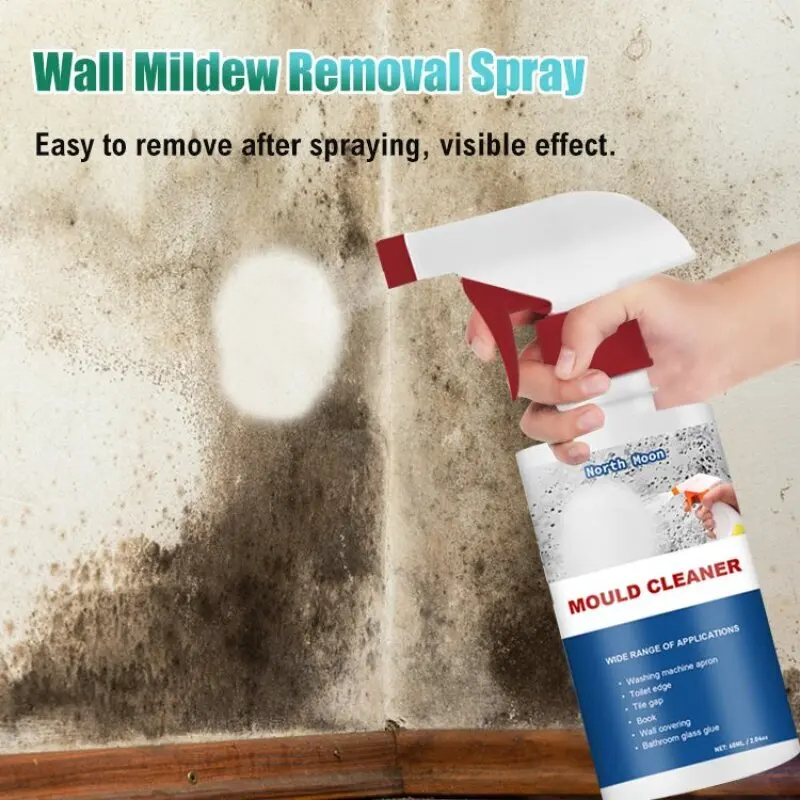 Household Mildew Removal Spray Wall Mildew Remover Stain Remover Spray Active Mould Removal Foam